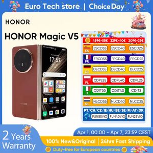 Honor Nuovo Magic V5 Versione Globale Originale 5G Smartphone Dual HDR Display OLED Snapdragon 8 Elite 5820mAh 7.95 "66W SuperCharge Honor Nuovo Magic V5 Versione Globale Originale 5G Smartphone Dual HDR Display OLED Snapdragon 8 Elite 5820mAh 7.95 "66W SuperCharge