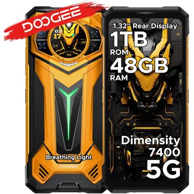 DOOGEE S200 Ultra 5G - Smartphone robusto con IA, schermo da 6.72", Dimensity 7400, 48GB di RAM (12+36), 1TB di memoria, batteria da 11000mAh, Android 15, NFC DOOGEE S200 Ultra 5G - Smartphone robusto con IA, schermo da 6.72", Dimensity 7400, 48GB di RAM (12+36), 1TB di memoria, batteria da 11000mAh, Android 15, NFC