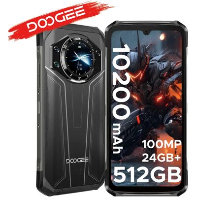 DOOGEE Smartphone robusto S119 con schermo FHD IPS, 24 GB di ROM, 512 GB di RAM, fotocamera principale IA da 100 MP, batteria da 10200 mAh DOOGEE Smartphone robusto S119 con schermo FHD IPS, 24 GB di ROM, 512 GB di RAM, fotocamera principale IA da 100 MP, batteria da 10200 mAh