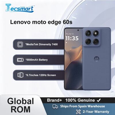 Motorola Smartphone - ROM globale Lenovo moto edge 60s edge 60s MTK Dimensity 7400 Schermo da 6,7" a 120 Hz Batteria da 5500 mAh Ricarica da 68 W NFC CN Version edge 60 fusion Motorola Smartphone - ROM globale Lenovo moto edge 60s edge 60s MTK Dimensity 7400 Schermo da 6,7" a 120 Hz Batteria da 5500 mAh Ricarica da 68 W NFC CN Version edge 60 fusion