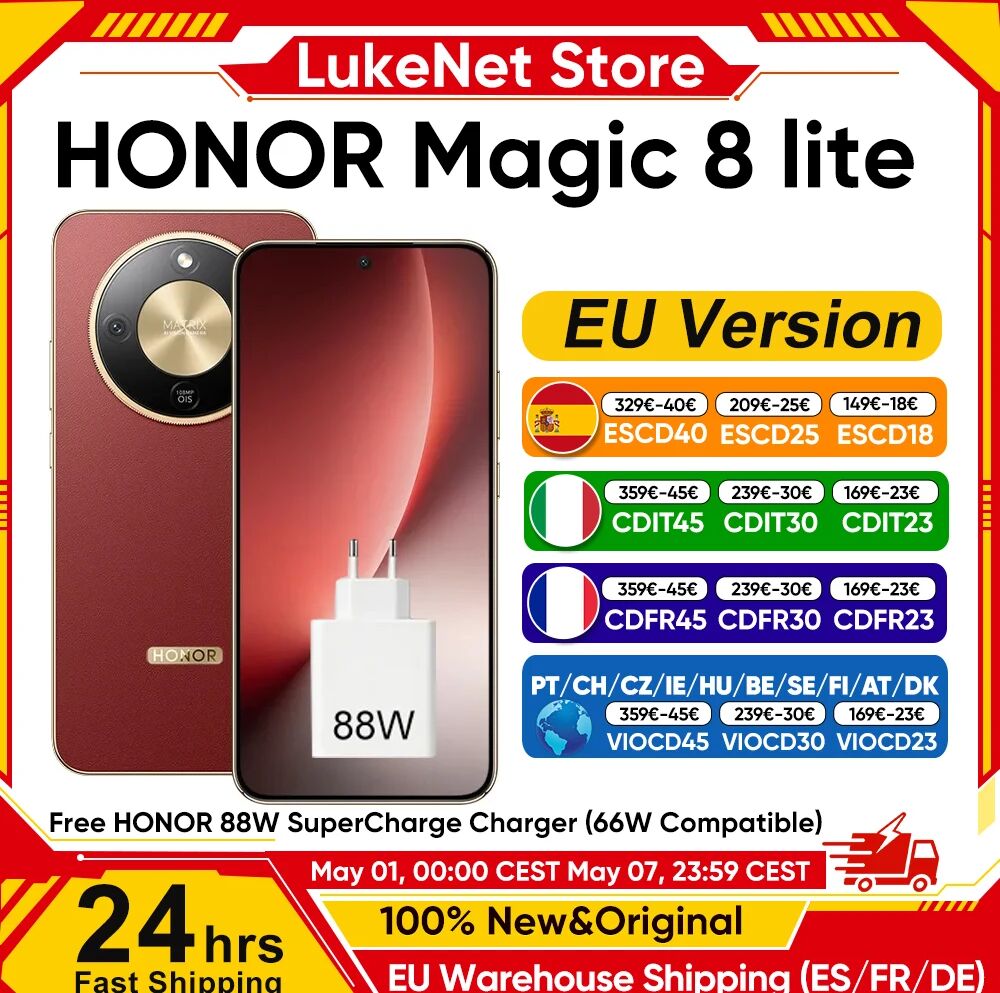 HONOR Magic8 Lite 8GB+256GB Reddish Brown 1 HONOR Magic8 Lite 8GB+256GB Reddish Brown