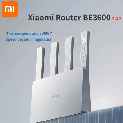 Xiaomi Router BE3600 WiFi 7 Dual-Band Qualcomm quad-core Accelerazione di gioco 3570Mbps Dual WAN LAN Mesh Ripetitore di rete VPN Xiaomi Router BE3600 WiFi 7 Dual-Band Qualcomm quad-core Accelerazione di gioco 3570Mbps Dual WAN LAN Mesh Ripetitore di rete VPN