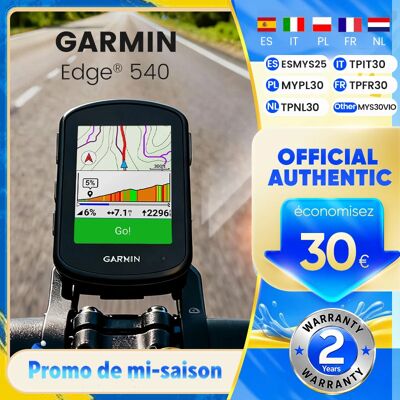 Garmin Computer GPS Compatto per Ciclismo Edge 540 con Controlli a Pulsante, Navigazione Avanzata e Altro Ancora Garmin Computer GPS Compatto per Ciclismo Edge 540 con Controlli a Pulsante, Navigazione Avanzata e Altro Ancora
