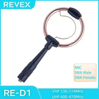 REVEX RE-D1 Dual Band 144-430MHz UHF VHF SMA-Maschio Femmina BNC Radio bidirezionale Walkie Talkie Antenna portatile per Wouxun Kenwood TYT REVEX RE-D1 Dual Band 144-430MHz UHF VHF SMA-Maschio Femmina BNC Radio bidirezionale Walkie Talkie Antenna portatile per Wouxun Kenwood TYT