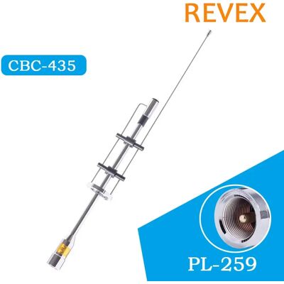 REVEX Nagoya CBC-435 Antenna Dual Band Parte Auto Personale Esterna UHF VHF 145/435 MHz Decorazione per Radio Mobile PL-259 Connettore REVEX Nagoya CBC-435 Antenna Dual Band Parte Auto Personale Esterna UHF VHF 145/435 MHz Decorazione per Radio Mobile PL-259 Connettore