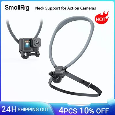 SmallRig Supporto per il collo per action cam per GoPro per Insta360 per DJI OSMO Action universale con supporto per il collo, cinturino -5596 SmallRig Supporto per il collo per action cam per GoPro per Insta360 per DJI OSMO Action universale con supporto per il collo, cinturino -5596