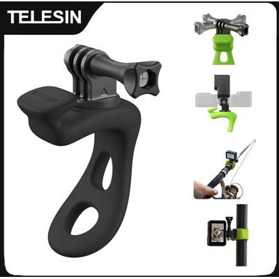 TELESIN Action Camera Supporto in silicone regolabile Mini staffa flessibile per accessori per action camera Gopro Insta360 DJI TELESIN Action Camera Supporto in silicone regolabile Mini staffa flessibile per accessori per action camera Gopro Insta360 DJI