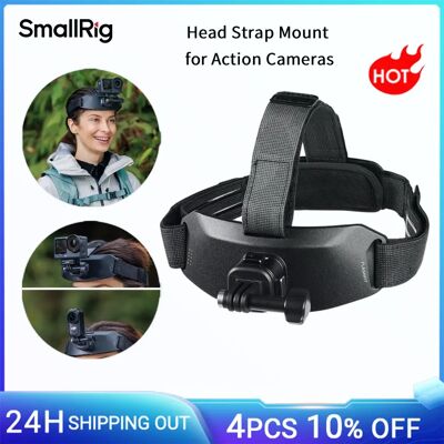 SmallRig Supporto per Cinturino da Testa per Action Cam, Montaggio Rapido a Un Passo, Regolabile per DJI OSMO, GoPro, Insta 360 -5724 SmallRig Supporto per Cinturino da Testa per Action Cam, Montaggio Rapido a Un Passo, Regolabile per DJI OSMO, GoPro, Insta 360 -5724