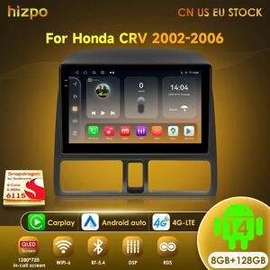 Hizpo 4G+WIFI Radio Android Auto 2 Din per Honda CR-V CRV 2001-2006 Player multimediale - Unità Hizpo 4G+WIFI Radio Android Auto 2 Din per Honda CR-V CRV 2001-2006 Player multimediale - Unità