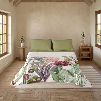 NATURALI - Set lenzuolo stampato - 100% cotone extra morbido - Include lenzuolo piano + federa + lenzuolo con angoli - Prodotto in Spagna - Modelli floreali - Letto 90/135/150/180 NATURALI - Set lenzuolo stampato - 100% cotone extra morbido - Include lenzuolo piano + federa + lenzuolo con angoli - Prodotto in Spagna - Modelli floreali - Letto 90/135/150/180