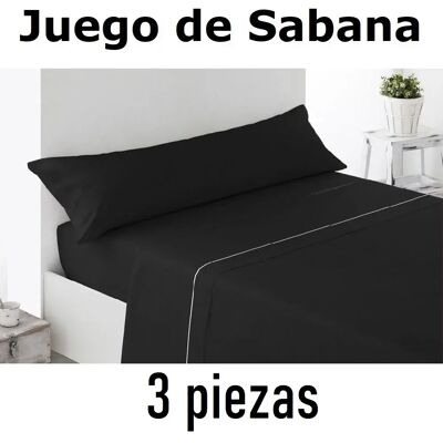 CM Set di Lenzuola per Letto 90/105/135/150, 3 Pezzi, Lenzuolo con Angoli, Superiore, Federa, 100% microfibra di poliestere, , fespu CM Set di Lenzuola per Letto 90/105/135/150, 3 Pezzi, Lenzuolo con Angoli, Superiore, Federa, 100% microfibra di poliestere, , fespu