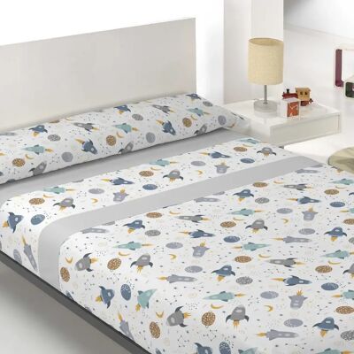 NONE Set lenzuola per bambini con astronavi, Rossana Brand NONE Set lenzuola per bambini con astronavi, Rossana Brand