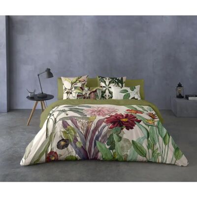 NATURALI - Copripiumino stampato - 100% cotone - Extra morbido - Include copripiumino + 1 o 2 fodere per cuscini - Prodotto in Spagna - Modelli floreali - Letto 90/135/150/180 NATURALI - Copripiumino stampato - 100% cotone - Extra morbido - Include copripiumino + 1 o 2 fodere per cuscini - Prodotto in Spagna - Modelli floreali - Letto 90/135/150/180