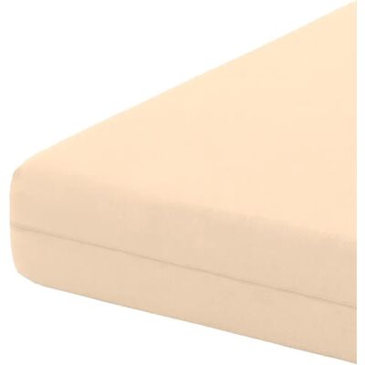 BELNOU Coprimaterasso elastico Aitana, Beige, 100% cotone, BELNOU Coprimaterasso elastico Aitana, Beige, 100% cotone,