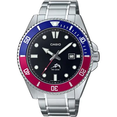 Casio Orologio subacqueo da uomo MARLIN DURO MDV-106DD-1A2 “Pepsi” Marlin Metal Legend 44,2 mm 200 m WR Cinturino in acciaio Casio Orologio subacqueo da uomo MARLIN DURO MDV-106DD-1A2 “Pepsi” Marlin Metal Legend 44,2 mm 200 m WR Cinturino in acciaio