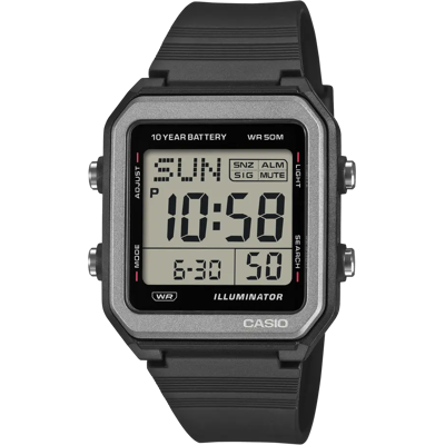 Casio W-221H-1AJF JDM orologio digitale unisex 38,4 mm World Time batteria 10 anni 50m WR JDM Casio W-221H-1AJF JDM orologio digitale unisex 38,4 mm World Time batteria 10 anni 50m WR JDM