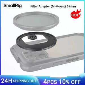 SmallRig Adattatore per filtro magnetico M-Mount a 67mm, anello filtrante per telefono per gabbia per filtro filettato iPhone 15 e 67mm 4587 SmallRig Adattatore per filtro magnetico M-Mount a 67mm, anello filtrante per telefono per gabbia per filtro filettato iPhone 15 e 67mm 4587