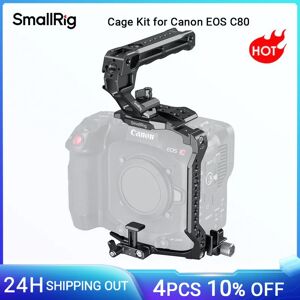 SmallRig Kit gabbia per design modulare Canon EOS C80 con piastra superiore, piastre laterali Piastra inferiore Supporto adattatore per obiettivo su guida NATO -5136 SmallRig Kit gabbia per design modulare Canon EOS C80 con piastra superiore, piastre laterali Piastra inferiore Supporto adattatore per obiettivo su guida NATO -5136