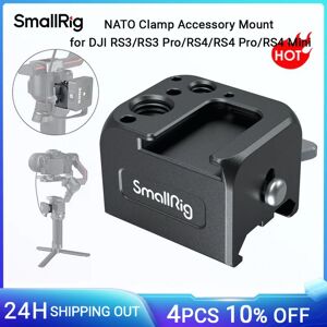 SmallRig Supporto accessorio per morsetto NATO , per DJI RS 4 Mini / RS 2 / RSC 2 / RS 3 / RS 3 Pro/RS 3 Mini/RS 4 / RS 4 Pro Gimbal - 3025 SmallRig Supporto accessorio per morsetto NATO , per DJI RS 4 Mini / RS 2 / RSC 2 / RS 3 / RS 3 Pro/RS 3 Mini/RS 4 / RS 4 Pro Gimbal - 3025