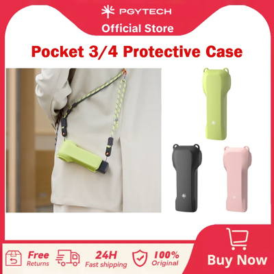 PGYTECH Custodia Protettiva per DJI Osmo Pocket 4/3 Xtra Muse Gimbal con Protezione Lente e Schermo, Chiusura a Scatto per Accesso Rapido PGYTECH Custodia Protettiva per DJI Osmo Pocket 4/3 Xtra Muse Gimbal con Protezione Lente e Schermo, Chiusura a Scatto per Accesso Rapido