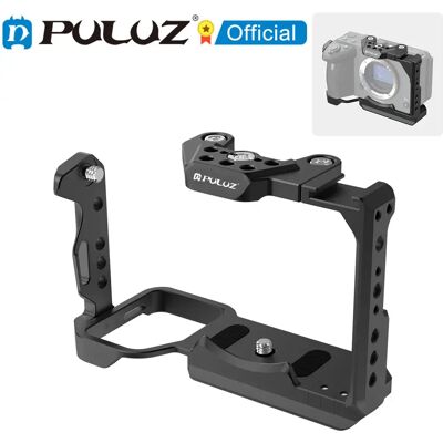 PULUZ Gabbia Stabilizzatrice in Metallo per Fotocamera Sony ILME-FX30 / FX3 con Slider NOTA, Viti da 1/4, Espansione 3/8 e Fori di Posizionamento Arri PULUZ Gabbia Stabilizzatrice in Metallo per Fotocamera Sony ILME-FX30 / FX3 con Slider NOTA, Viti da 1/4, Espansione 3/8 e Fori di Posizionamento Arri
