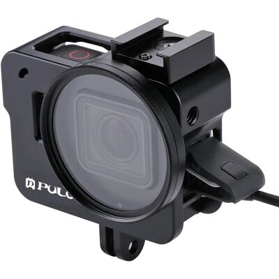 PULUZ custodia Shell per GoPro HERO 5 6 7 custodia protettiva rigida in lega di alluminio nera per GoPro Hero 2018 gabbia per fotocamera PULUZ custodia Shell per GoPro HERO 5 6 7 custodia protettiva rigida in lega di alluminio nera per GoPro Hero 2018 gabbia per fotocamera