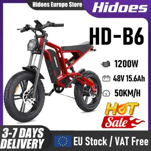 Hidoes B6 Bicicletta elettrica 1200W Motore potente 48V15.6AH Batteria al litio Moto Bici elettrica 20*4 in Fat Tire Neve E-bike Hidoes B6 Bicicletta elettrica 1200W Motore potente 48V15.6AH Batteria al litio Moto Bici elettrica 20*4 in Fat Tire Neve E-bike