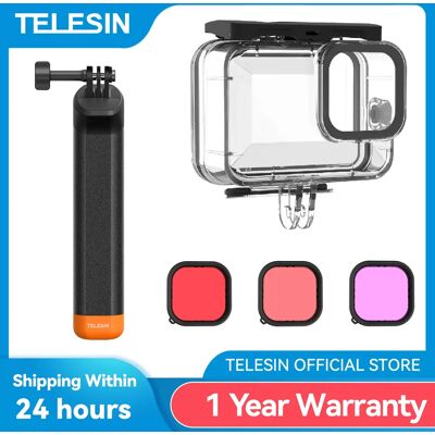 TELESIN 60M Custodia impermeabile per GoPro Hero 13 12 11 10 9 Custodia per immersione subacquea con filtro per accessori Gopro TELESIN 60M Custodia impermeabile per GoPro Hero 13 12 11 10 9 Custodia per immersione subacquea con filtro per accessori Gopro