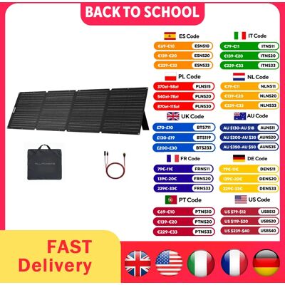 ALLPOWERS Pannello Solare Pieghevole 60/100/140/200W, Caricatore Solare Portatile per Alimentazione Laptop, Generatore Solare, Pesca ALLPOWERS Pannello Solare Pieghevole 60/100/140/200W, Caricatore Solare Portatile per Alimentazione Laptop, Generatore Solare, Pesca