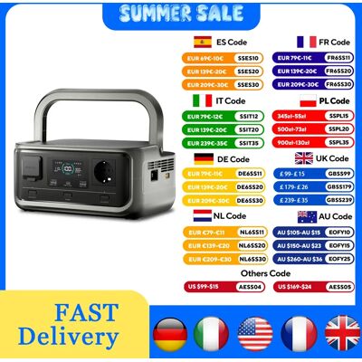 ALLPOWERS VOLIX P300 Centrale elettrica portatile Batteria LiFePO4 da 256 Wh 300 W (pico 600 W) Uscita CA per campeggio all'aperto Viaggi Uso domestico ALLPOWERS VOLIX P300 Centrale elettrica portatile Batteria LiFePO4 da 256 Wh 300 W (pico 600 W) Uscita CA per campeggio all'aperto Viaggi Uso domestico