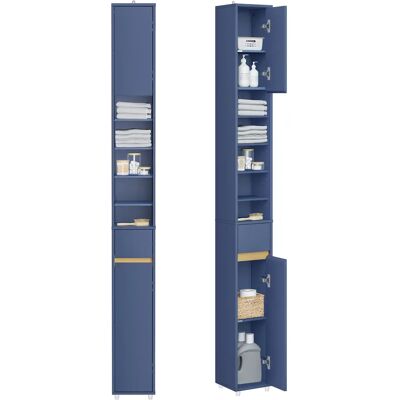 SoBuy BZR34-II Armadio da bagno Armadio alto Narsy con pavimenti regolabili Legno idrorepellente Salvaspazio Mobili da bagno 20x180x20 SoBuy BZR34-II Armadio da bagno Armadio alto Narsy con pavimenti regolabili Legno idrorepellente Salvaspazio Mobili da bagno 20x180x20