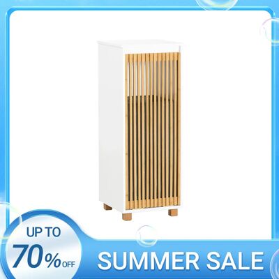 SoBuy BZR126-W armadio per bucato con borsa per bucato ripiegabile cassapanca per bucato raccoglitore per bucato cestino per bucato armadio per il bagno BHT ca. 32x85x33 cm SoBuy BZR126-W armadio per bucato con borsa per bucato ripiegabile cassapanca per bucato raccoglitore per bucato cestino per bucato armadio per il bagno BHT ca. 32x85x33 cm