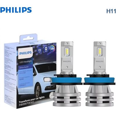 Philips LED Ultinon Pro3101 H11 Faro per auto 12/24V PGJ19-2 48W 6000K Bianco brillante Fascio alto e basso Lumileds Lampada a LED 11362U3101X2 Philips LED Ultinon Pro3101 H11 Faro per auto 12/24V PGJ19-2 48W 6000K Bianco brillante Fascio alto e basso Lumileds Lampada a LED 11362U3101X2