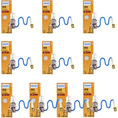 Philips Vision H3 12V 55W PK22s 12336PRC1 +30% Più Luminoso, Luce Originale, Lampada Fendinebbia Auto, Lampadina OEM per Fari Auto, Confezione all'Ingrosso Philips Vision H3 12V 55W PK22s 12336PRC1 +30% Più Luminoso, Luce Originale, Lampada Fendinebbia Auto, Lampadina OEM per Fari Auto, Confezione all'Ingrosso