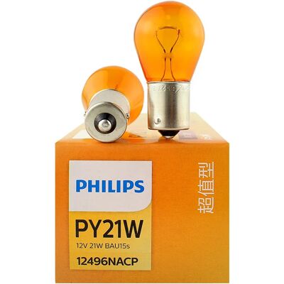 Philips 10 Pz PY21W S25 12 V 21 W BAU15s Colore Ambra Standard Indicatori di direzione Lampade Posizione Originale Luce di Retromarcia Lampadine 12496CP Philips 10 Pz PY21W S25 12 V 21 W BAU15s Colore Ambra Standard Indicatori di direzione Lampade Posizione Originale Luce di Retromarcia Lampadine 12496CP
