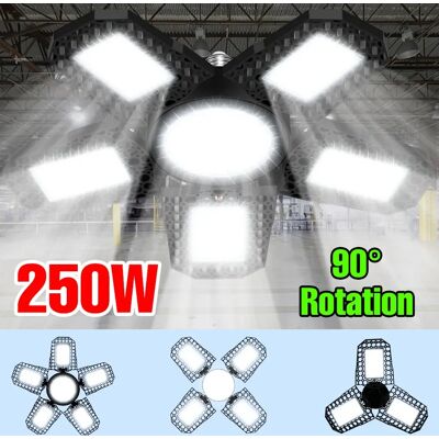 CanLing Lampadina a LED E27/E26 Lampada da garage AC 220V Pieghevole Deformabile Lampade ad alta baia 110V Faretto per casa Magazzino Officina Seminterrato CanLing Lampadina a LED E27/E26 Lampada da garage AC 220V Pieghevole Deformabile Lampade ad alta baia 110V Faretto per casa Magazzino Officina Seminterrato