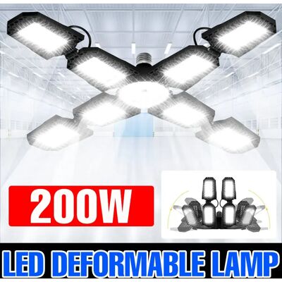 Other 200W LED E27/E26 Garage Lampadina Pieghevole Lampada Deformabile AC220V Faretto 110V Illuminazione Industriale Per La Casa Magazzino Officina Other 200W LED E27/E26 Garage Lampadina Pieghevole Lampada Deformabile AC220V Faretto 110V Illuminazione Industriale Per La Casa Magazzino Officina