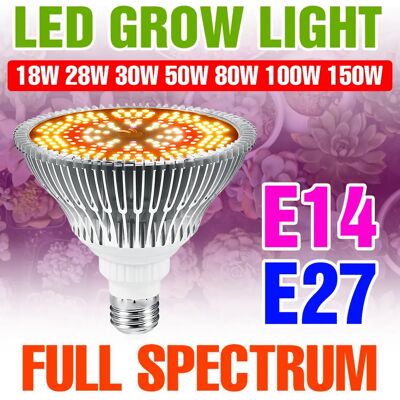 NJHIKG 150W E27 LED Pianta Coltiva La Lampadina Spettro Completo E14 Piantine di Ortaggi Fioritura Frutta Coltivazione Lampada da Coltivazione Idroponica NJHIKG 150W E27 LED Pianta Coltiva La Lampadina Spettro Completo E14 Piantine di Ortaggi Fioritura Frutta Coltivazione Lampada da Coltivazione Idroponica