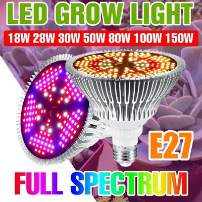 NONE 150W E27/E14 LED Coltiva La Luce Spettro Completo Lampada per Piante UV/IR Idroponica per Interni Fiore Piante grasse Coltivazione di Verdure illuminazione NONE 150W E27/E14 LED Coltiva La Luce Spettro Completo Lampada per Piante UV/IR Idroponica per Interni Fiore Piante grasse Coltivazione di Verdure illuminazione