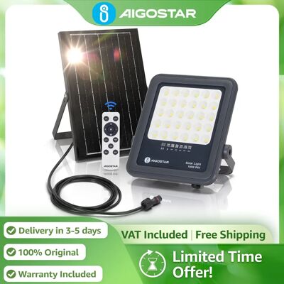 Aigostar - Reflector Solar LED - 50W - Outdoor Solar Light Aigostar - Reflector Solar LED - 50W - Outdoor Solar Light