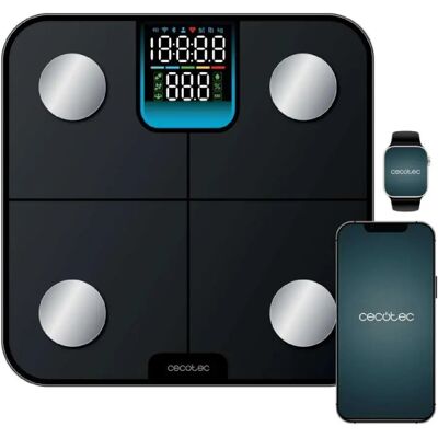 Cecotec Bilancia da bagno intelligente con app Surface Precision HealthySmart. Bluetooth e 25 parametri, dimensioni 28x28 cm Cecotec Bilancia da bagno intelligente con app Surface Precision HealthySmart. Bluetooth e 25 parametri, dimensioni 28x28 cm