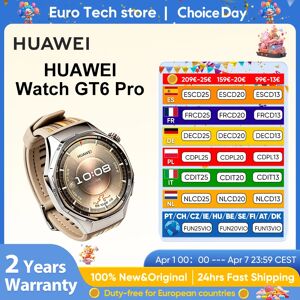 Huawei Watch GT 6 Pro 46mm Smartwatch GPS con Schermo Touch AMOLED da 1,47'', Fino a 21 Giorni di Autonomia, Livello Professionale Ciclismo, NFC Huawei Watch GT 6 Pro 46mm Smartwatch GPS con Schermo Touch AMOLED da 1,47'', Fino a 21 Giorni di Autonomia, Livello Professionale Ciclismo, NFC