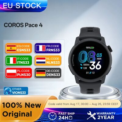 COROS Pace 4 Orologio Sportivo Ultraleggero, Schermo Touch AMOLED da 1,2 Pollici, Orologio da Corsa da 32 g, 19 Giorni di Autonomia COROS Pace 4 Orologio Sportivo Ultraleggero, Schermo Touch AMOLED da 1,2 Pollici, Orologio da Corsa da 32 g, 19 Giorni di Autonomia