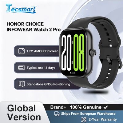Honor CHOICE Watch 2 Pro, Smartwatch Versione Globale, Schermo AMOLED con Cornice Sottile da 1,97 Pollici, CHOICE INFOWEAR Watch 2 Pro Honor CHOICE Watch 2 Pro, Smartwatch Versione Globale, Schermo AMOLED con Cornice Sottile da 1,97 Pollici, CHOICE INFOWEAR Watch 2 Pro