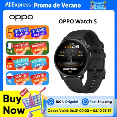 Orologio intelligente OPPO Watch S - AMOLED 45mm Nero Orologio intelligente OPPO Watch S - AMOLED 45mm Nero