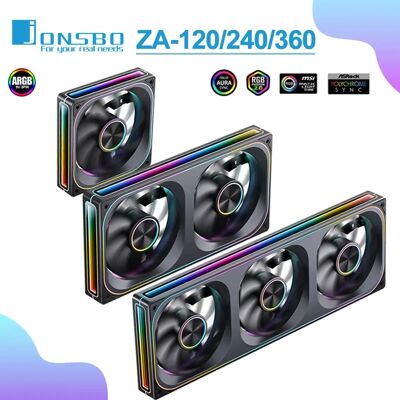 Modulo ventola JONSBO ZA-360W - Tripla 120mm ARGB Modulo ventola JONSBO ZA-360W - Tripla 120mm ARGB