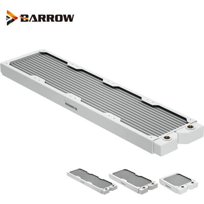 BARROW Carriola 28MM spessore 120MM 240MM 360MM 480MM rame G1/4 "radiatore bianco per Computer raffreddamento ad acqua liquido Loop Build,Dabel-28a BARROW Carriola 28MM spessore 120MM 240MM 360MM 480MM rame G1/4 "radiatore bianco per Computer raffreddamento ad acqua liquido Loop Build,Dabel-28a