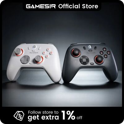 GameSir Nova Lite 2 Controller Wireless per Switch con Effetto Hall, Gamepad per Nintendo Switch, iPhone, Android, PC, Joystick GameSir Nova Lite 2 Controller Wireless per Switch con Effetto Hall, Gamepad per Nintendo Switch, iPhone, Android, PC, Joystick
