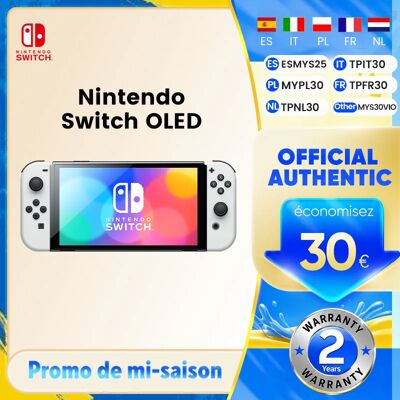 Nintendo Switch Modello OLED con Joy‑Con, Audio Migliorato, Console Regolabile, Modalità TV Stabile, Schermo da 7'' per Videogiochi Nintendo Switch Modello OLED con Joy‑Con, Audio Migliorato, Console Regolabile, Modalità TV Stabile, Schermo da 7'' per Videogiochi