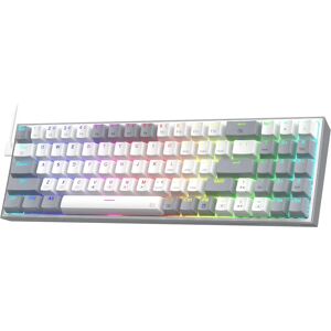 Redragon Rosso Tastiera Meccanica Compatta 75% RGB Intercambiabile a Caldo - Tastiera Redragon Rosso Tastiera Meccanica Compatta 75% RGB Intercambiabile a Caldo - Tastiera